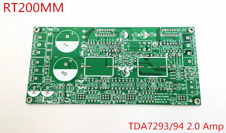 Плата pcb только усилитель мощности 2 0 стерео tda7294 + ne5532 силовой фильтр схема защита