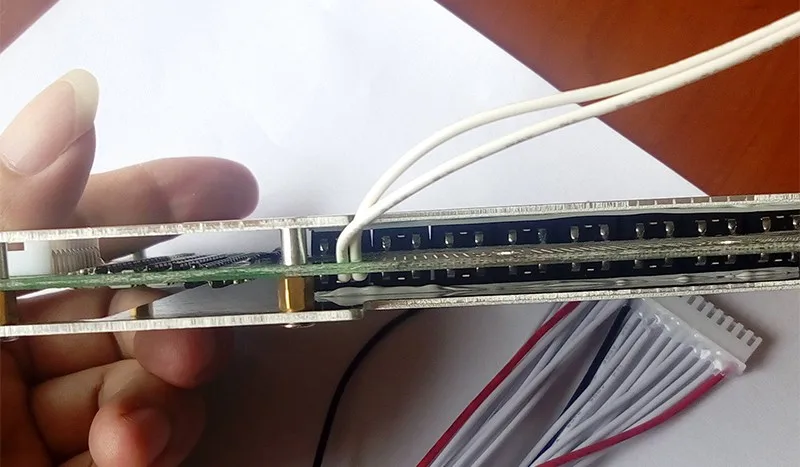 16S 80A версия D LiFePO4 BMS/PCM/PCB плата защиты батареи для 16 пакетов 18650 батарея с балансом |