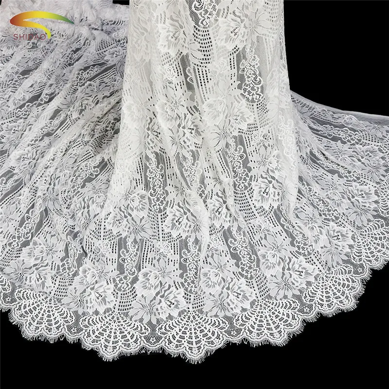 3M/ Lot French Eyelash Lace Fabric 150cm White Diy Exquisite Lace Embroidery Clothes Wedding Dress Accessories
3M/ Lot French Eyelash Lace Fabric 150cm White Diy Exquisite Lace Embroidery Clothes Wedding Dress Accessories