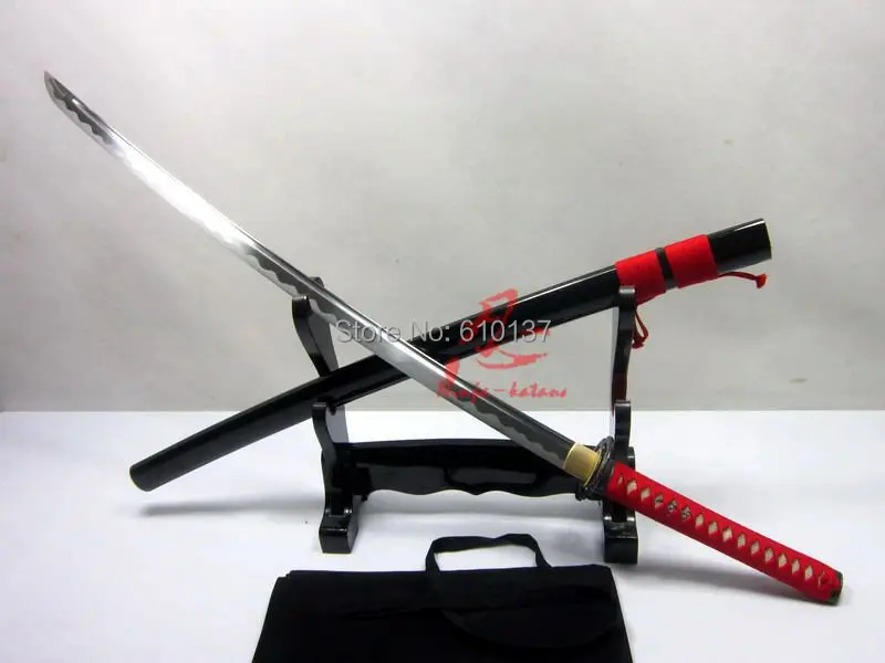 40 6 "ручная кованая Мусаши японская Цуба катана меч заточенный|katana samurai|sword knifesword