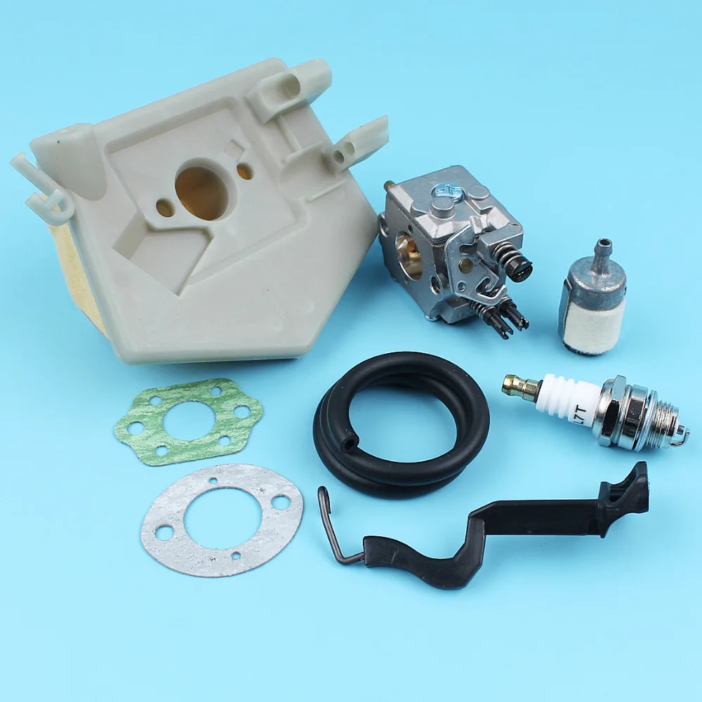 Carburetor Air Fuel Filter Line Gasket For Husqvarna 51 55 Rancher Chainsaw Spark Plug Carb Choke Rod Walbro WT-170
Carburetor Air Fuel Filter Line Gasket For Husqvarna 51 55 Rancher Chainsaw Spark Plug Carb Choke Rod Walbro WT-170