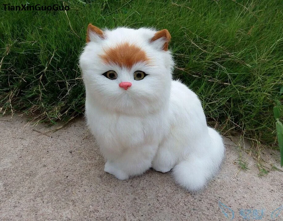 simulation cat large 25x24cm hard model polyethylene&furs white squatting cat handicraft home decoration gift s0785
simulation cat large 25x24cm hard model polyethylene&furs white squatting cat handicraft home decoration gift s0785