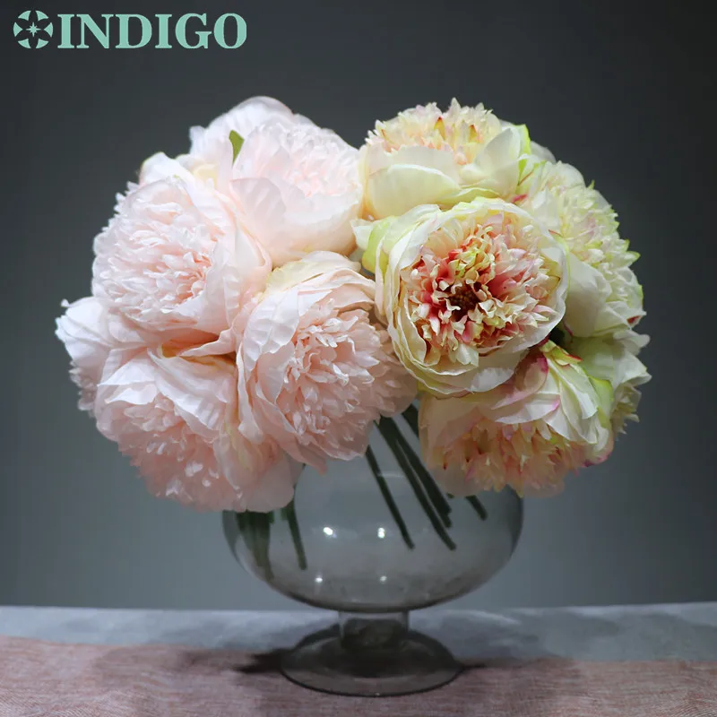 INDIGO- 7pcs/Bundle Chinese Herbaceous Bouquet Peony Bouquet Decorative Faux Flower Wedding Flower Party Florist
INDIGO- 7pcs/Bundle Chinese Herbaceous Bouquet Peony Bouquet Decorative Faux Flower Wedding Flower Party Florist