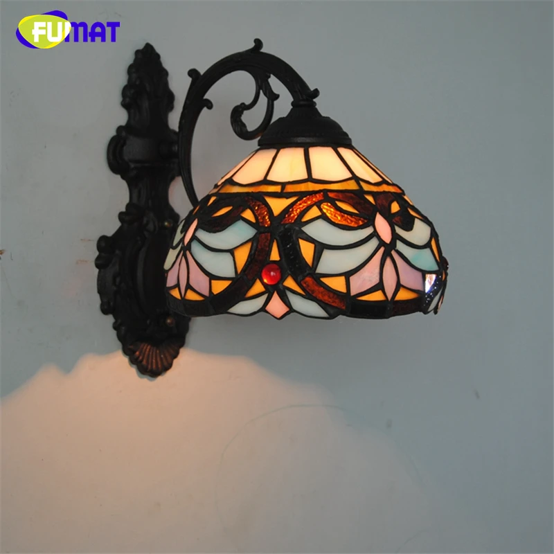 FUMAT 8 Inch Baroque Wall Lamp Sconces European Style Lotus Shade Stained Glass Wall Lights Home Deco Living Room LED Light
FUMAT 8 Inch Baroque Wall Lamp Sconces European Style Lotus Shade Stained Glass Wall Lights Home Deco Living Room LED Light