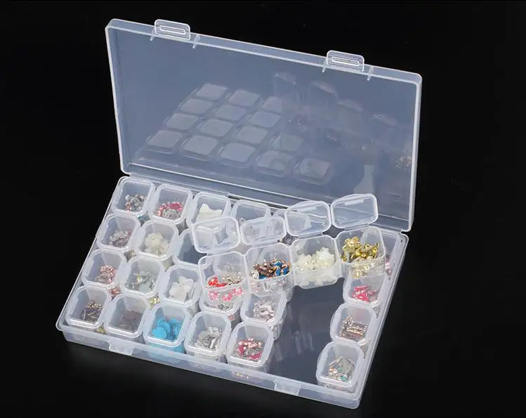 New 28 Slots Adjustable Clear Plastic Storage Box Case Jewelry Makeup Bead Organizer For Home Room Box SN1687
New 28 Slots Adjustable Clear Plastic Storage Box Case Jewelry Makeup Bead Organizer For Home Room Box SN1687