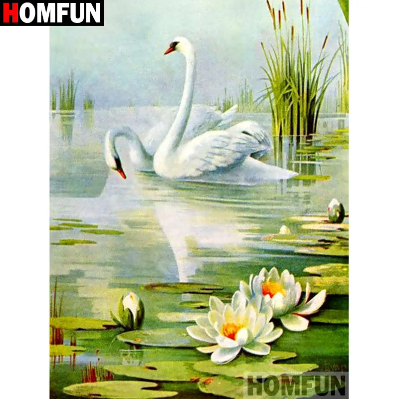 HOMFUN Full Square/Round Drill 5D DIY Diamond Painting "Animal swan" 3D Diamond Embroidery Cross Stitch Home Decor A19081
HOMFUN Full Square/Round Drill 5D DIY Diamond Painting "Animal swan" 3D Diamond Embroidery Cross Stitch Home Decor A19081