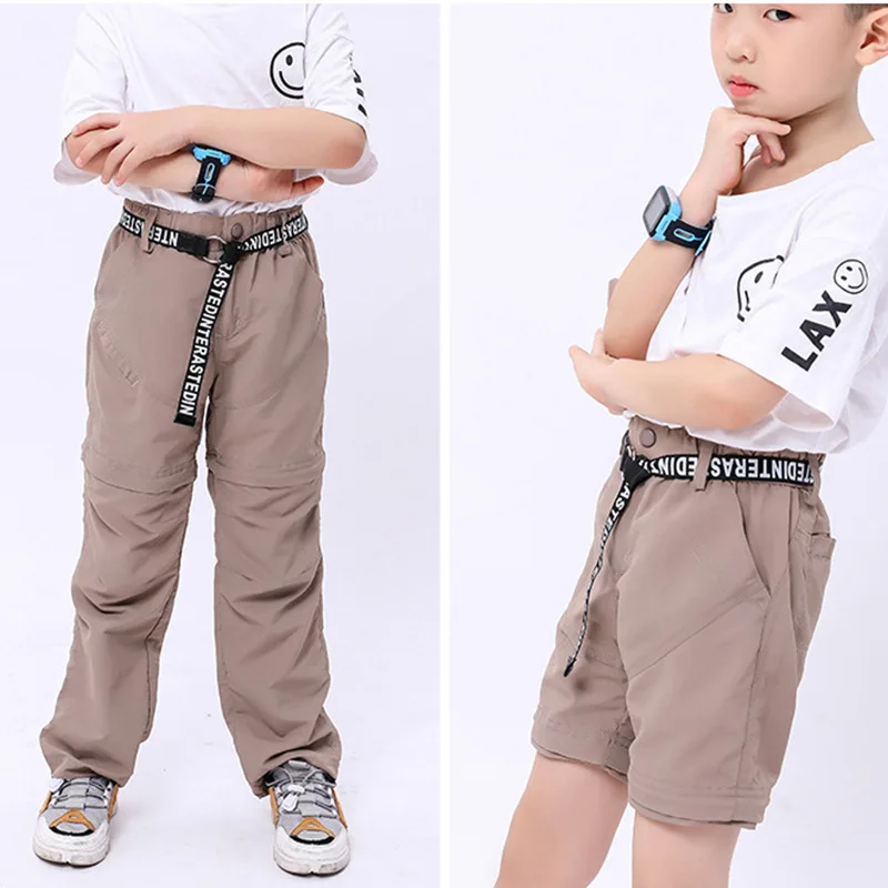 Summer Spring Quick-Drying Waterproof Boys Girls Pants Sporty Climbing Trousers Children Detachable Outfits For 115-170cm
Summer Spring Quick-Drying Waterproof Boys Girls Pants Sporty Climbing Trousers Children Detachable Outfits For 115-170cm