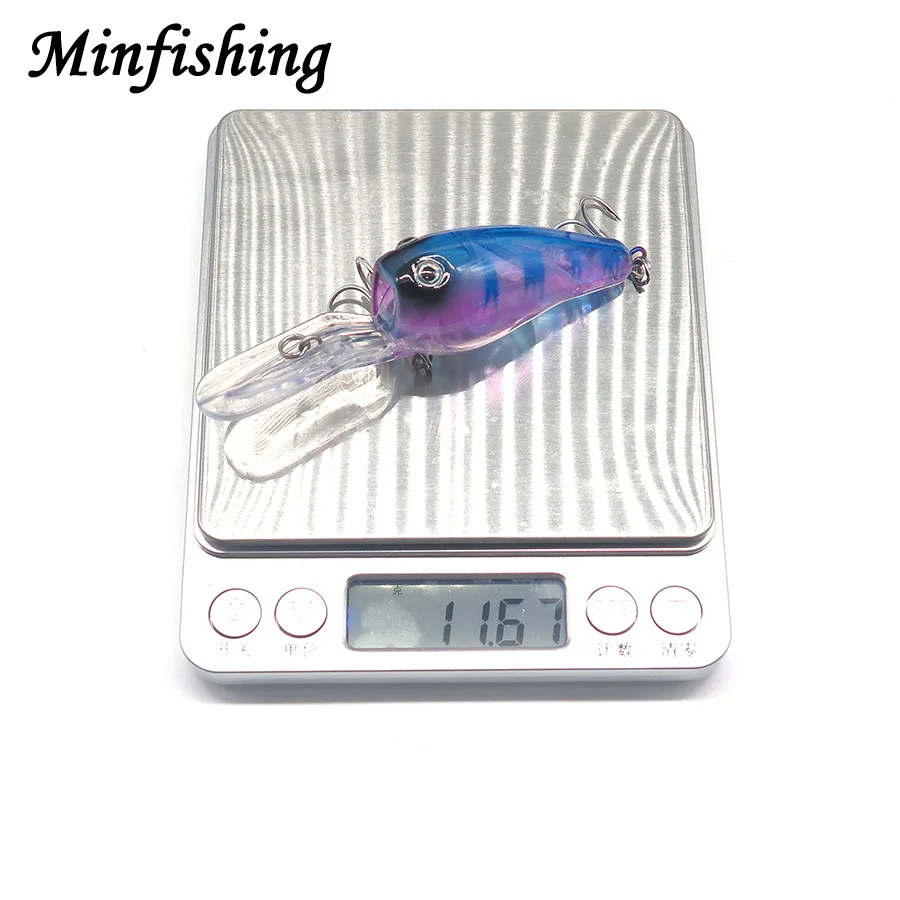 Рыболовная приманка Minfishing 1 шт. блесна для ловли рыбы 3D глаза плаванья 9 см 11 г с