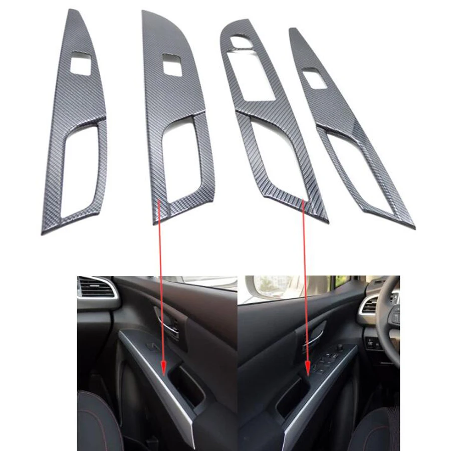 Carbon Fiber Style Car Interior Door Handle Armrest Window Lift Switch Cover Trim Sticker For Suzuki Sx4 S-cross 14-17
Carbon Fiber Style Car Interior Door Handle Armrest Window Lift Switch Cover Trim Sticker For Suzuki Sx4 S-cross 14-17