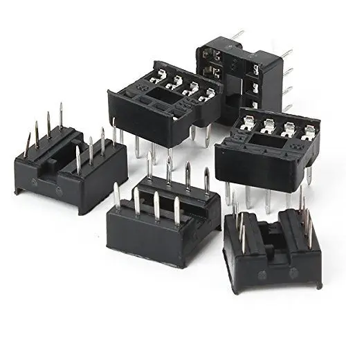 50 шт. 8 контактный DIL DIP IC Разъем для монтажа на печатную плату Новое хорошее