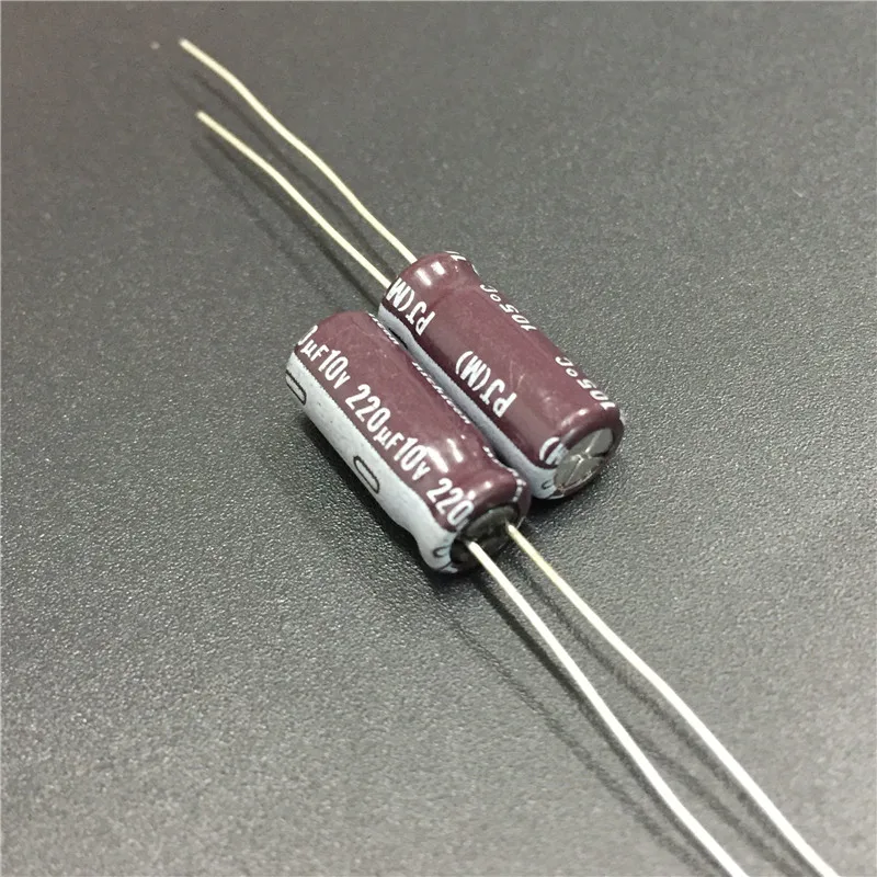 10 шт. 220мкФ 10В NICHICON PJ серия 6 3x15 мм 10V220uF низкое сопротивление долговечный