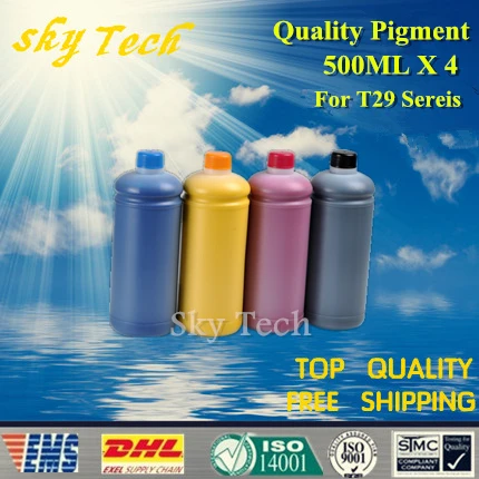 500ML*4 Pigment ink suit for Epson T2991 - T2994 , suit for Epson XP-235 XP-245 XP-247 XP-332 XP-335 XP-342 XP-345 XP-432
500ML*4 Pigment ink suit for Epson T2991 - T2994 , suit for Epson XP-235 XP-245 XP-247 XP-332 XP-335 XP-342 XP-345 XP-432