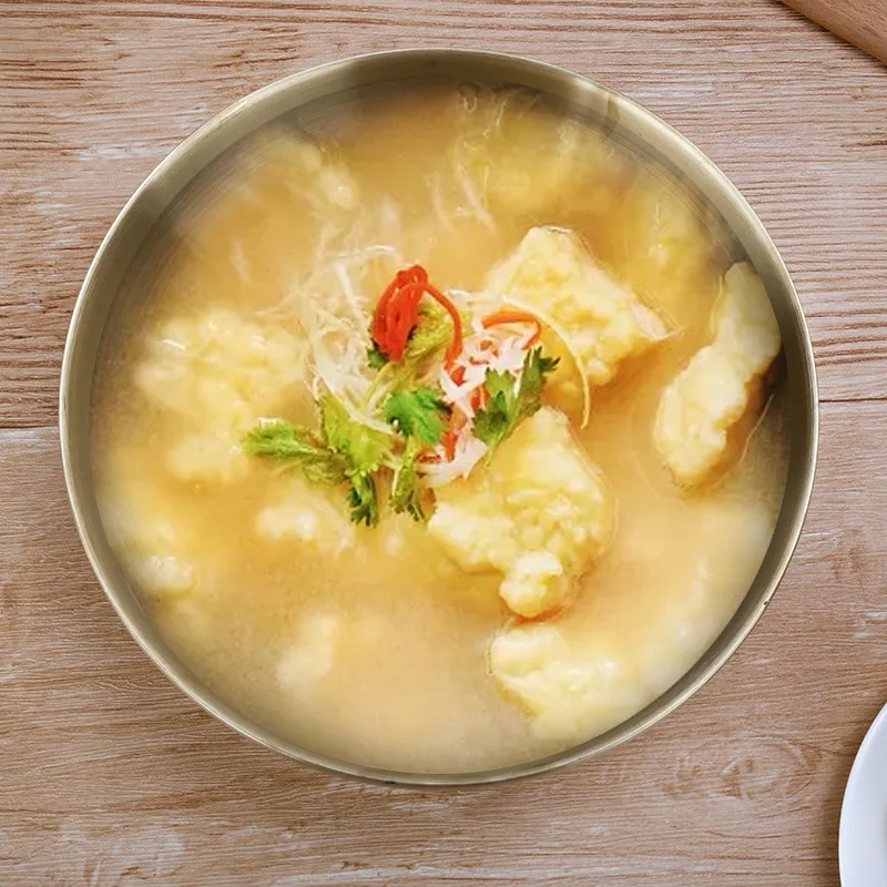 NHM 1 шт. стандартная Золотая холодная миска для лапши супа риса | Дом и сад