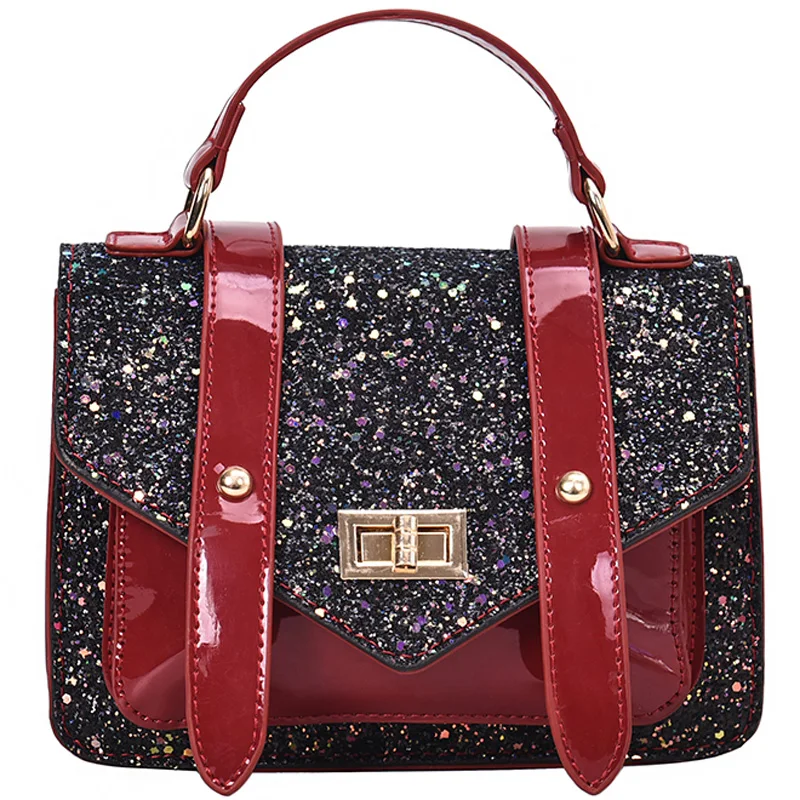 Bags for women handbag designer New Korean sequins portable small square bag chic foreign gas single shoulder Messenger bag
Bags for women handbag designer New Korean sequins portable small square bag chic foreign gas single shoulder Messenger bag
