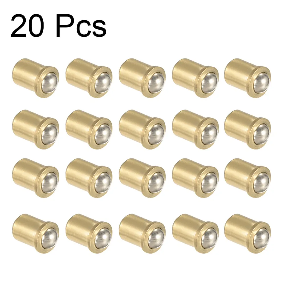 Uxcell 20pcs 5x8.5mm 7x10mm Cabinet Drawer Closet Door Spring Brass Ball Catch Furniture Fitting Door Lock Replacement Parts
Uxcell 20pcs 5x8.5mm 7x10mm Cabinet Drawer Closet Door Spring Brass Ball Catch Furniture Fitting Door Lock Replacement Parts