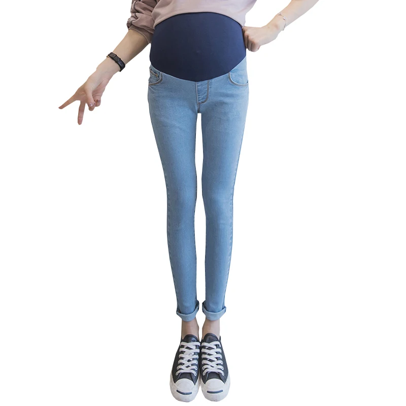 Women Washed Denim Maternity Jeans Skinny Pencil Trousers Clothes for Pregnant Women Denim Pants Autumn Summer Pregnancy Jeans
Women Washed Denim Maternity Jeans Skinny Pencil Trousers Clothes for Pregnant Women Denim Pants Autumn Summer Pregnancy Jeans