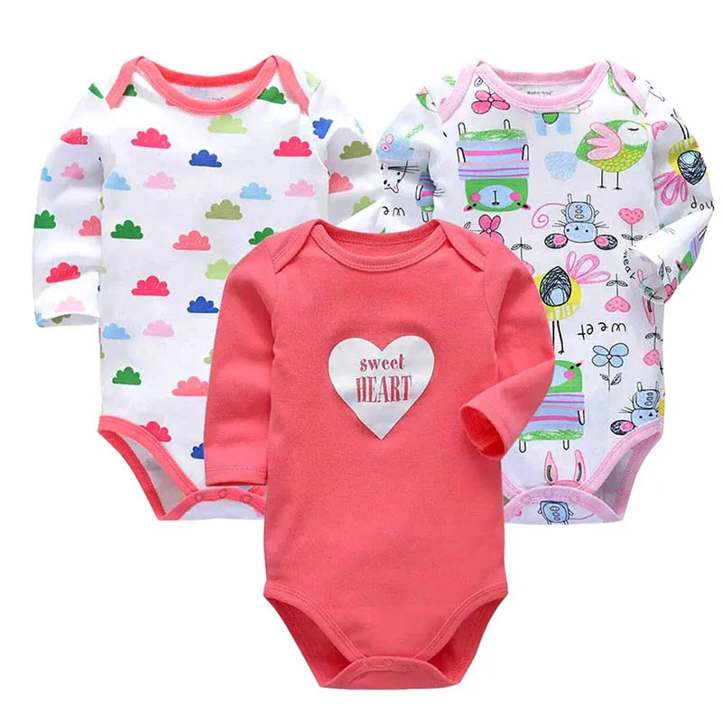 Baby Girls Clothes Newborn Toddler Babies Long Sleeve 0-24 Months Bodysuit 3 Pack Infant Boys Clothing
Baby Girls Clothes Newborn Toddler Babies Long Sleeve 0-24 Months Bodysuit 3 Pack Infant Boys Clothing