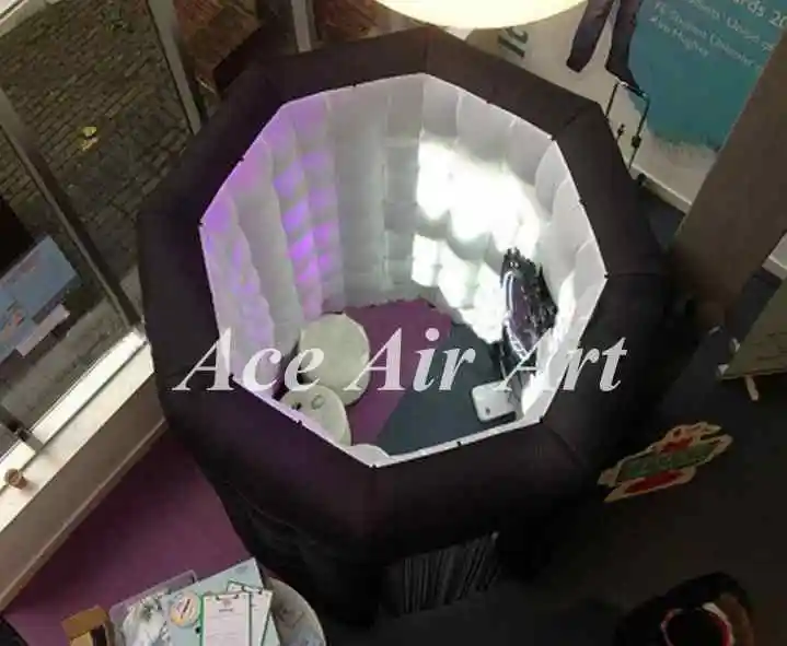 unique 8ft octagon photo booth tent black inflatable photo booth with led for sale
unique 8ft octagon photo booth tent black inflatable photo booth with led for sale