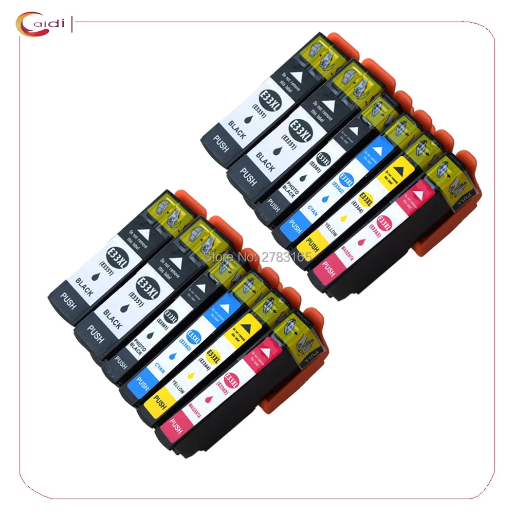 Картридж струйный для принтера, совместимый с EPSON, 33XL, T3351, T3361, T3362, T3363, T3364
Картридж струйный для принтера, совместимый с EPSON, 33XL, T3351, T3361, T3362, T3363, T3364
