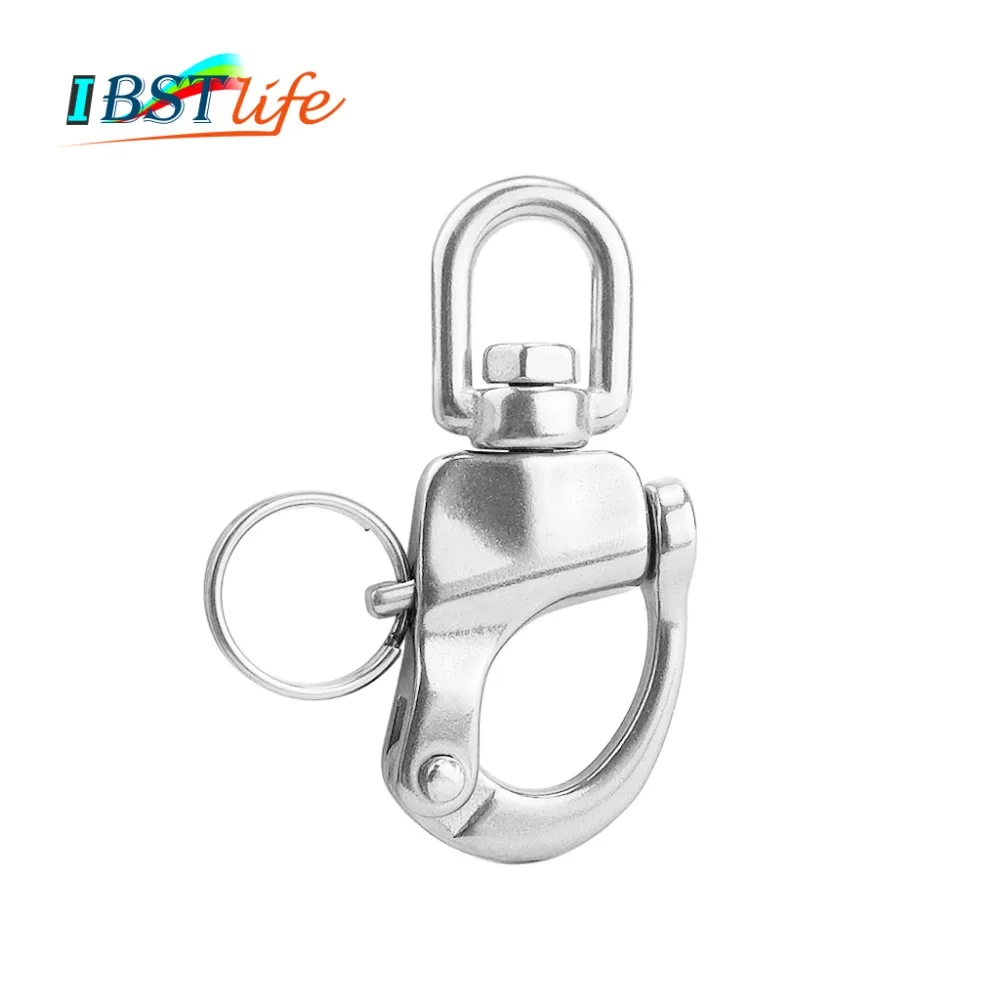 316 Stainless Steel Swivel snap Shackle Quick Release Boat Anchor Chain Eye Shackle Swivel Snap Hook for Marine Architectural
316 Stainless Steel Swivel snap Shackle Quick Release Boat Anchor Chain Eye Shackle Swivel Snap Hook for Marine Architectural