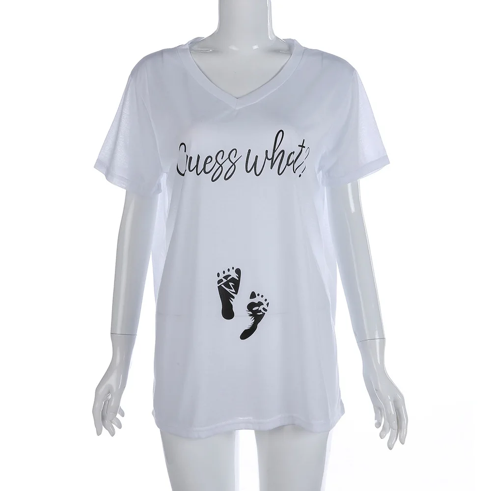 Pregnant Women Short Sleeve Casual T Shirt Print Maternity Top Loose Summer 3XL Big size Cotton T-shirt for maternity woman
Pregnant Women Short Sleeve Casual T Shirt Print Maternity Top Loose Summer 3XL Big size Cotton T-shirt for maternity woman