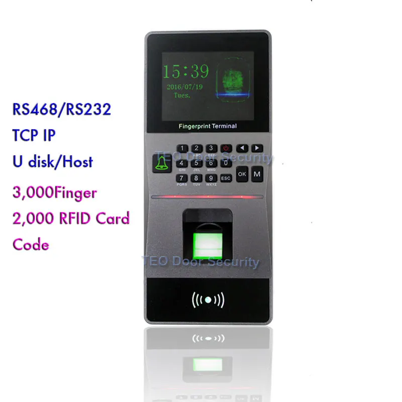 High Speed Large Capacity RFID reader Biometric Fingerprint Access Control /Time Attendance Machine Software Security System
High Speed Large Capacity RFID reader Biometric Fingerprint Access Control /Time Attendance Machine Software Security System