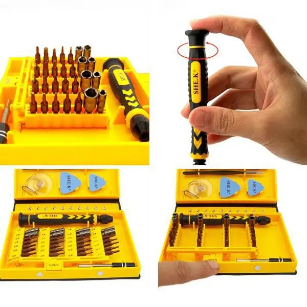 Torx Destornillador Limited Set Of Screwdriver Tools Ferramenta 2 Sets/lot _ 38 In 1 Precision Multifunction Repairing Tool Kit
Torx Destornillador Limited Set Of Screwdriver Tools Ferramenta 2 Sets/lot _ 38 In 1 Precision Multifunction Repairing Tool Kit