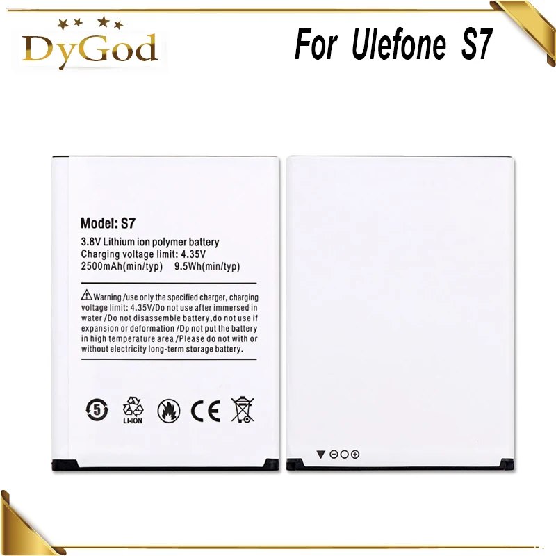 DyGod For Ulefone S7 2500mAh Battery for Ulefone S7 High Quality mobile phone Battery
DyGod For Ulefone S7 2500mAh Battery for Ulefone S7 High Quality mobile phone Battery