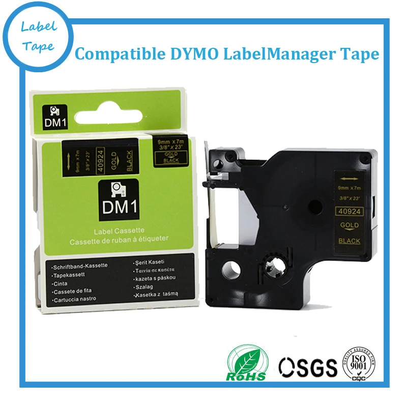 Совместимый с dymo labelmanager этикетки ленты 9 мм 40924 золото на черный для принтеры для этикеток dymo
Совместимый с dymo labelmanager этикетки ленты 9 мм 40924 золото на черный для принтеры для этикеток dymo