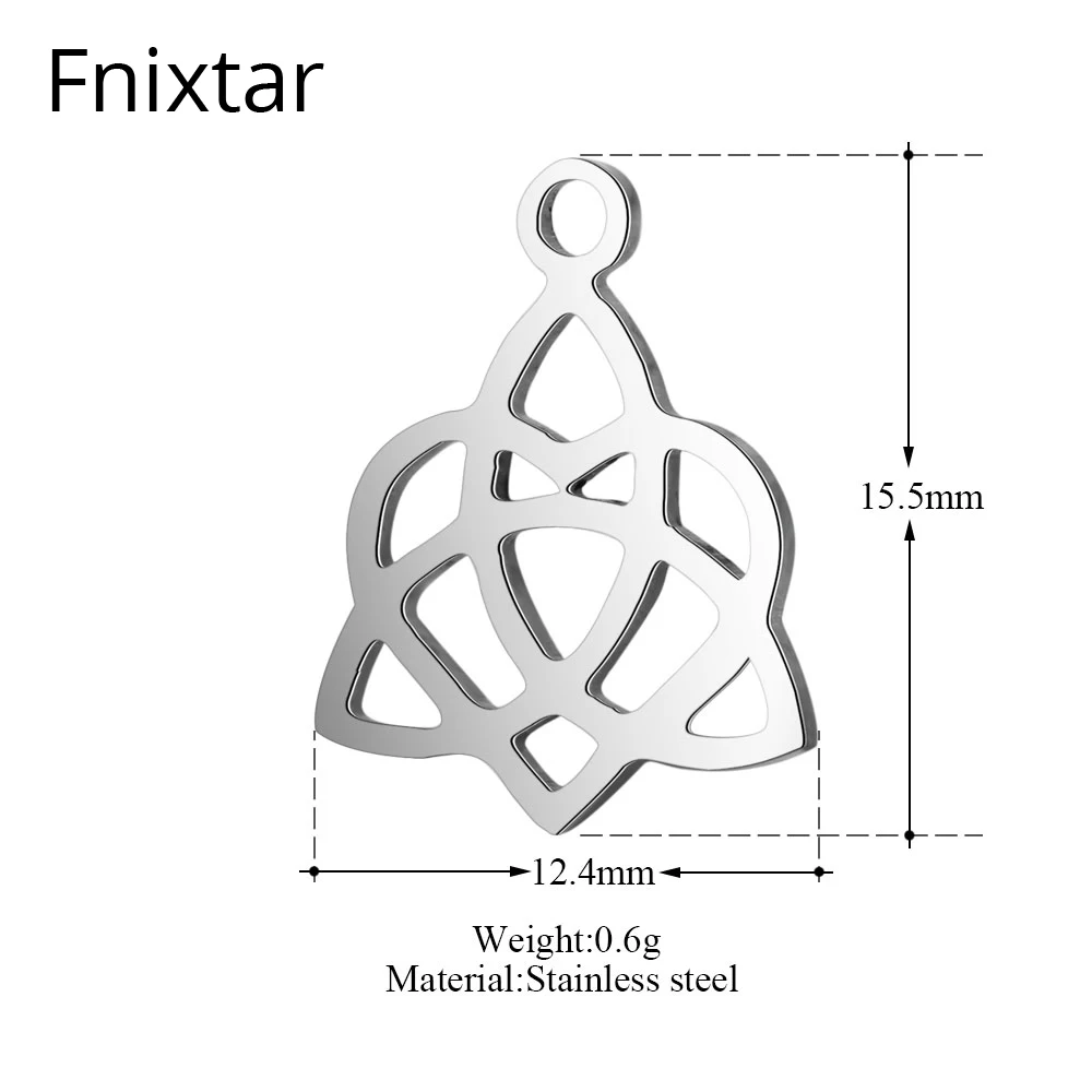 Fnixtar 50pcs/lot Stainless Steel Infinite Symbol Mini Metal Charm Pendant 12.4*15.5mm Charms DIY Jewelry Bracelets Accessories
Fnixtar 50pcs/lot Stainless Steel Infinite Symbol Mini Metal Charm Pendant 12.4*15.5mm Charms DIY Jewelry Bracelets Accessories
