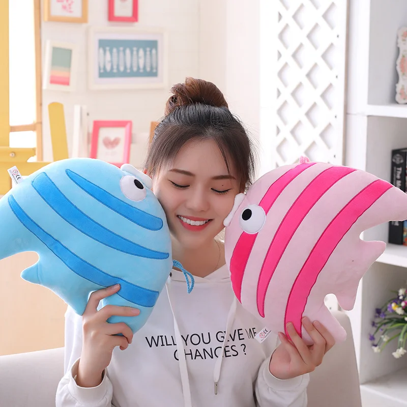 New 1pc 30cm/50cm Cute Tropical Fish Plush Toy Soft Stuffed Pillow Kawaii Sea Animal Dolls Children Baby Girls Gifts Home Decor
New 1pc 30cm/50cm Cute Tropical Fish Plush Toy Soft Stuffed Pillow Kawaii Sea Animal Dolls Children Baby Girls Gifts Home Decor