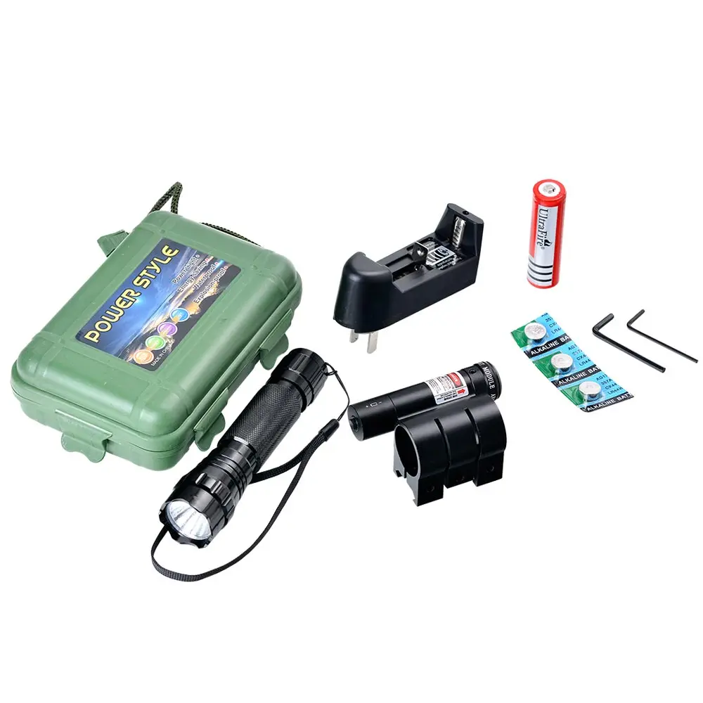 ohhunt Tactical Hunting Light Ultra Bright Strong Blue or Green Flashlight with Red Laser Sight 20mm Rail Mount Torch Kit
ohhunt Tactical Hunting Light Ultra Bright Strong Blue or Green Flashlight with Red Laser Sight 20mm Rail Mount Torch Kit