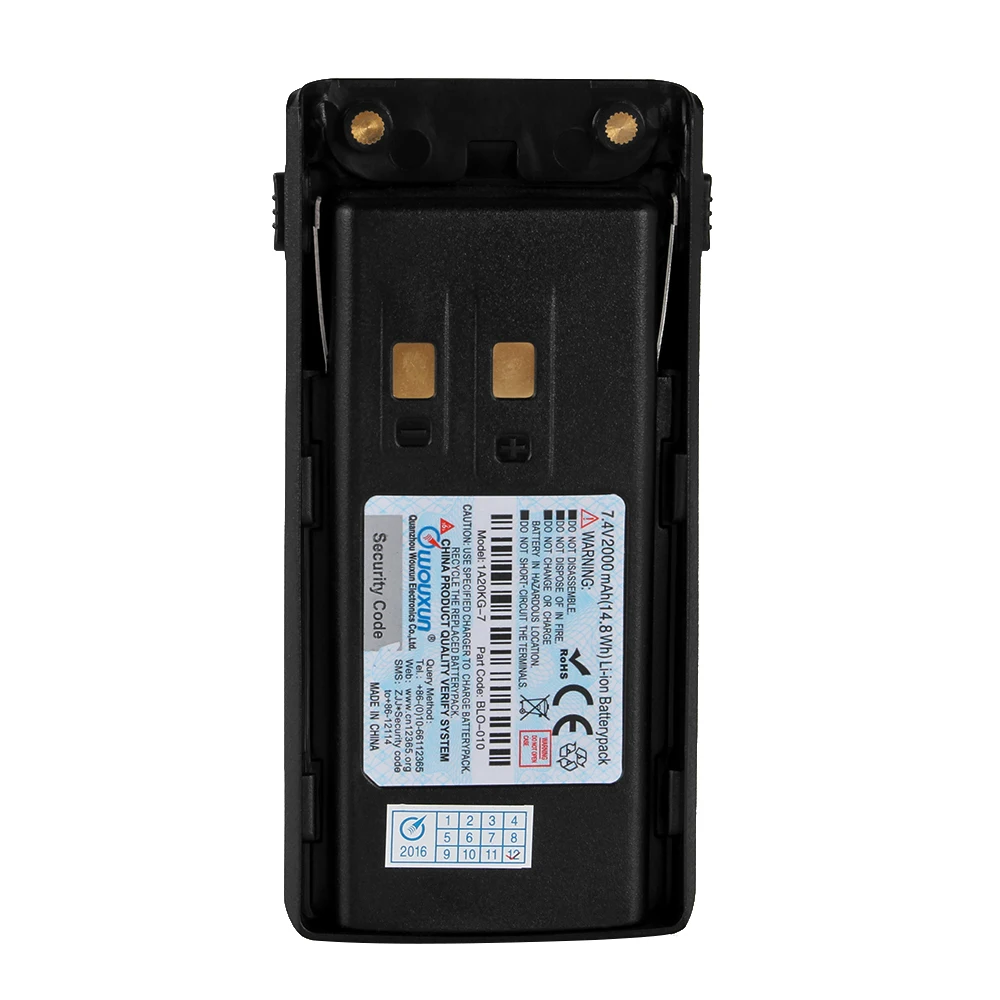 for Original WOUXUN KG-UV9D DC7.4V 2000mAh Li-ion Battery Pack for WOUXUN KG UV9D Plus battery Walkie Talkie Accessories
for Original WOUXUN KG-UV9D DC7.4V 2000mAh Li-ion Battery Pack for WOUXUN KG UV9D Plus battery Walkie Talkie Accessories