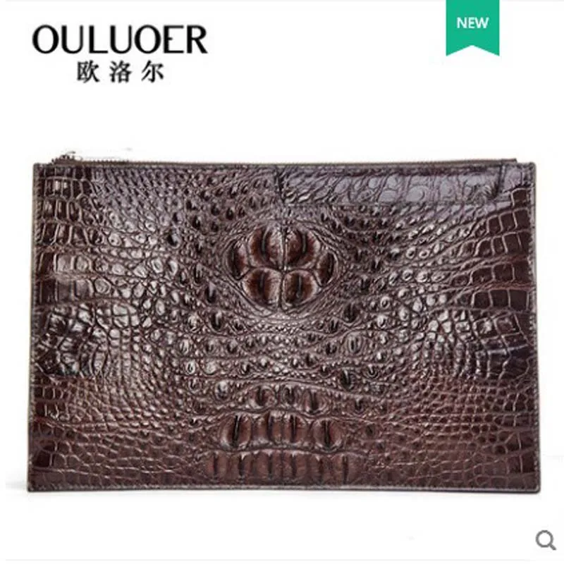 Мужские сумки ouluoer из крокодиловой кожи, мужской кошелек на молнии, деловая мужская сумка Baoshin, мужская сумка-клатч
Мужские сумки ouluoer из крокодиловой кожи, мужской кошелек на молнии, деловая мужская сумка Baoshin, мужская сумка-клатч