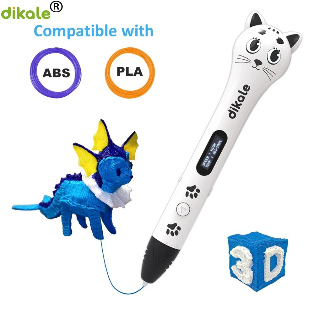 dikale 3D Printing Drawing Printer Pen with OLED Display Arts DIY Perfect Gift for Kids and Adults Compatible with PLA/ABS
dikale 3D Printing Drawing Printer Pen with OLED Display Arts DIY Perfect Gift for Kids and Adults Compatible with PLA/ABS