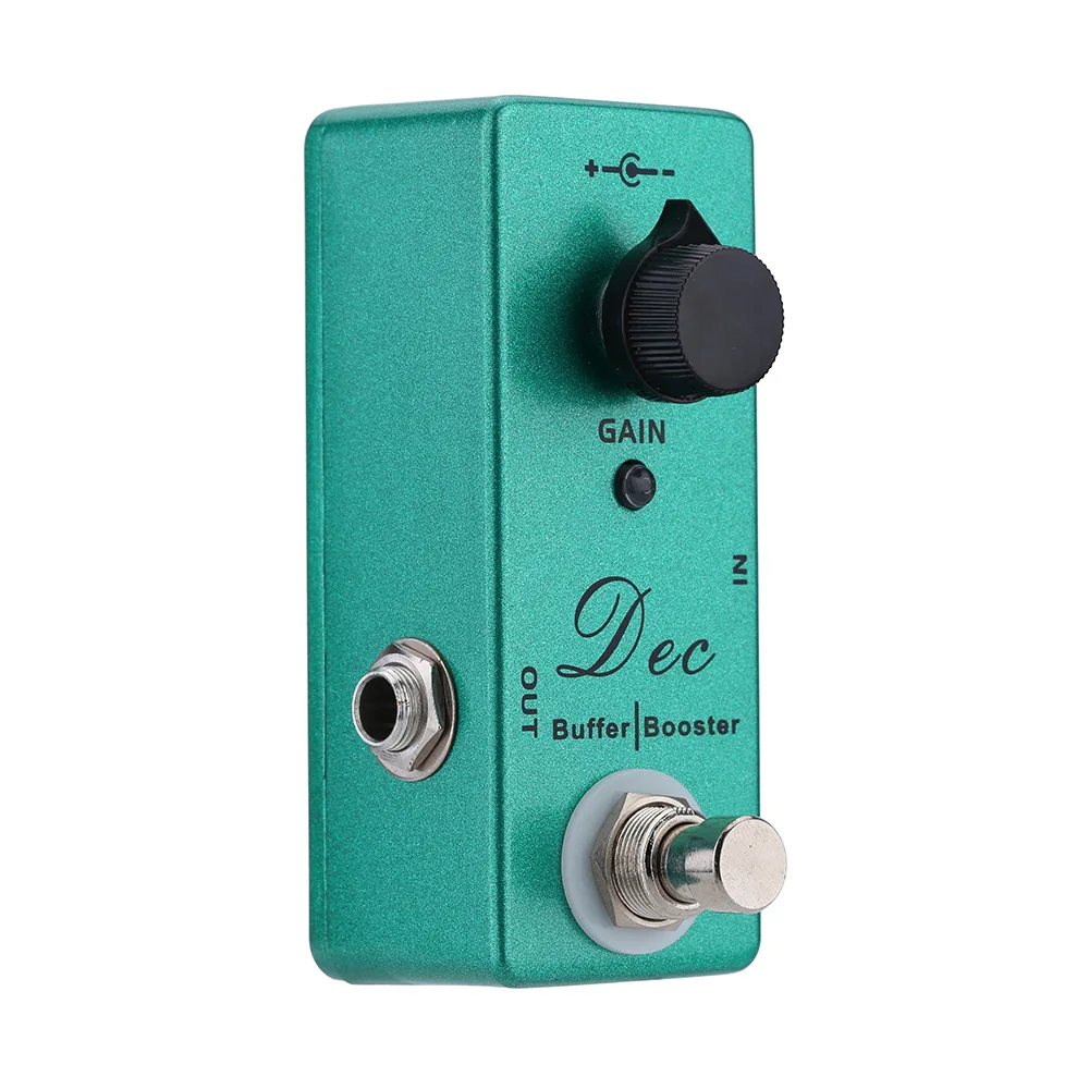 Buffer Booster Electric Guitar Effect Pedal Mini Single Effect with Clean Boost True Bypass
Buffer Booster Electric Guitar Effect Pedal Mini Single Effect with Clean Boost True Bypass