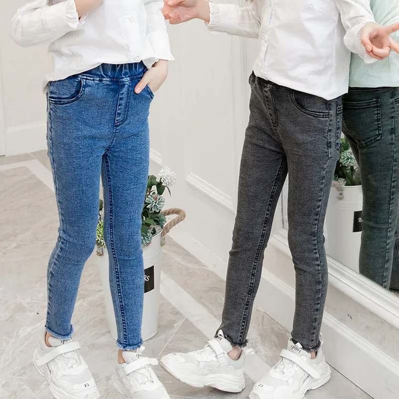 Girls Leggings new 2023 autumn kids girl jeans blue black elastic skinny children pencil pants for 4 to 13 years denim trousers
Girls Leggings new 2023 autumn kids girl jeans blue black elastic skinny children pencil pants for 4 to 13 years denim trousers