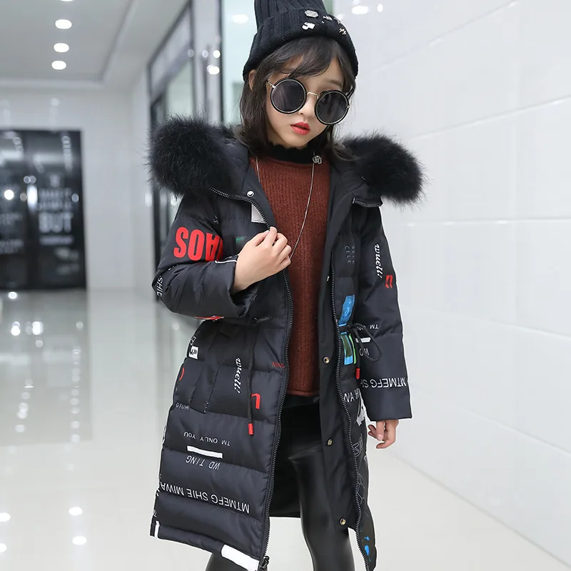 Winter Jacket for Girls Fur Hooded Russian Girls Winter Coat 2018 Children Jacket Down Cotton Parkas Outerwear Long Teen Clothes
Winter Jacket for Girls Fur Hooded Russian Girls Winter Coat 2018 Children Jacket Down Cotton Parkas Outerwear Long Teen Clothes