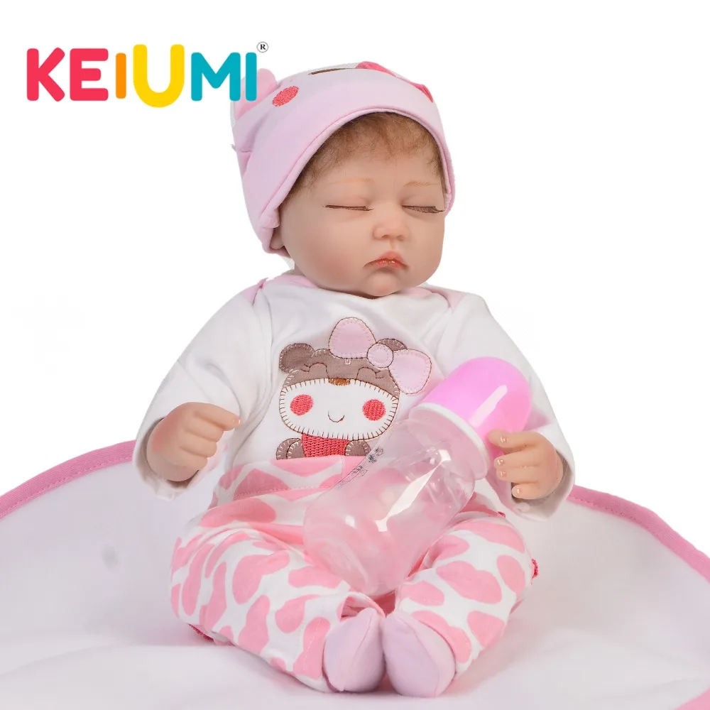 Lovely Close eyes 17 Inch Soft Silicone Vinyl Reborn Baby Dolls Realistic Newborn Toddler 43 cm Stuffed Doll For kids Playmates
Lovely Close eyes 17 Inch Soft Silicone Vinyl Reborn Baby Dolls Realistic Newborn Toddler 43 cm Stuffed Doll For kids Playmates
