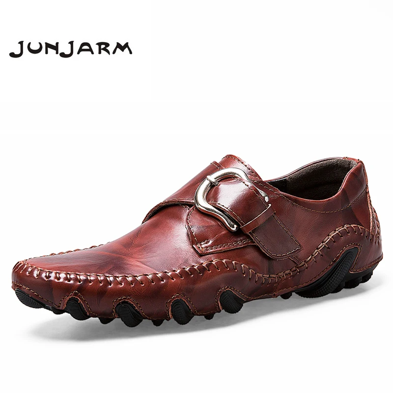 JUNJARM New Breathable Brand Loafers Men Summer Leather Casual Shoes High Quality Men Slip on Moccasins Men Sneakers Male Foots
JUNJARM New Breathable Brand Loafers Men Summer Leather Casual Shoes High Quality Men Slip on Moccasins Men Sneakers Male Foots