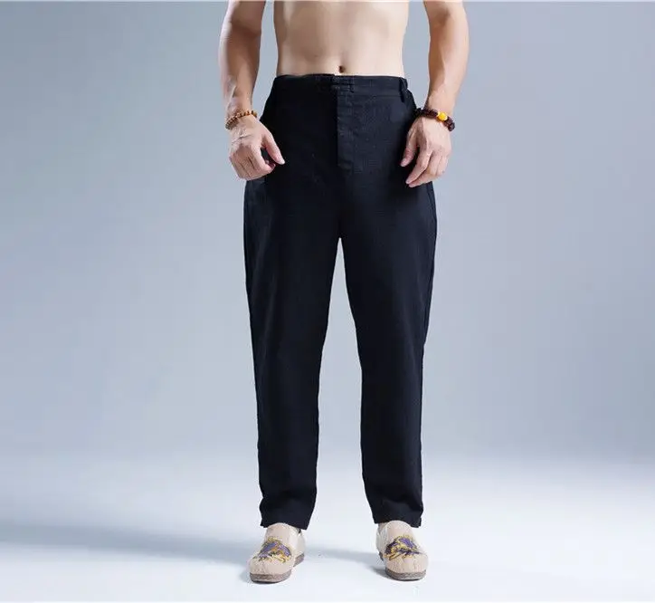 Vintage Ethnic men's Tide Trend Mid Waist fluid Linen Harem Pants Chinese Style Men Casual Long Pants Punk Hiphop Joggers 100808
Vintage Ethnic men's Tide Trend Mid Waist fluid Linen Harem Pants Chinese Style Men Casual Long Pants Punk Hiphop Joggers 100808