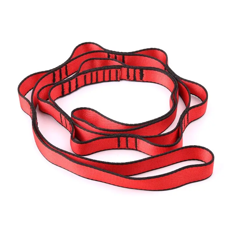Climbing Nylon Daisy Chain Rope with Loops Yoga Hammock Hanging Strap Mountaineering Bandlet Sling 110cm Climbing Accessory
Climbing Nylon Daisy Chain Rope with Loops Yoga Hammock Hanging Strap Mountaineering Bandlet Sling 110cm Climbing Accessory