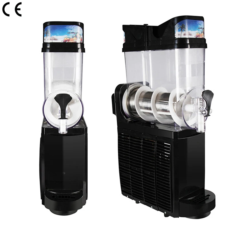 Commercial smoothie slush machine automatic and manual small slush machine for juice ice snow slushing
Commercial smoothie slush machine automatic and manual small slush machine for juice ice snow slushing