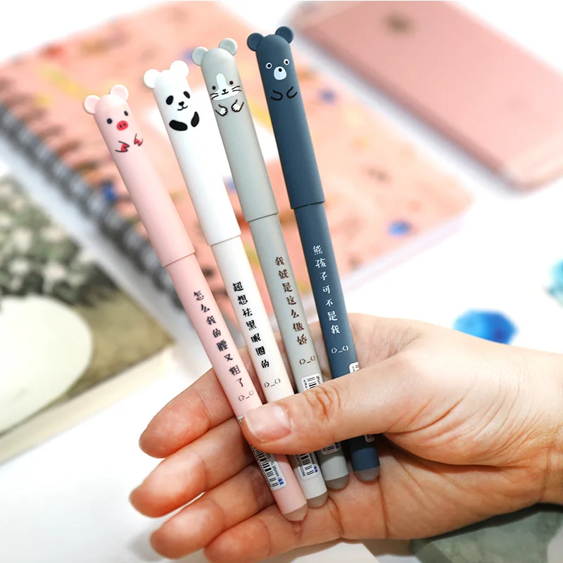 4X Cute Pig Panda Mouse Bear Erasable Gel Pen Rollerball Pen School Office Supply Kids Gift Stationery 0.35mm Blue Ink
4X Cute Pig Panda Mouse Bear Erasable Gel Pen Rollerball Pen School Office Supply Kids Gift Stationery 0.35mm Blue Ink