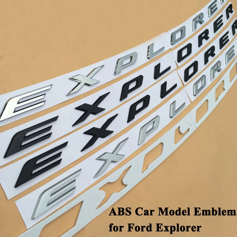 1pc ABS Car Model Emblem EXPLORER Engine Hood Head Sticker Badge Logo Car Modification Black Silver for Ford Explorer
1pc ABS Car Model Emblem EXPLORER Engine Hood Head Sticker Badge Logo Car Modification Black Silver for Ford Explorer