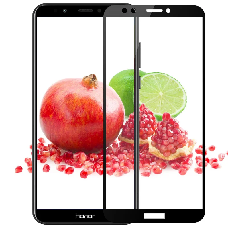 9H полное закаленное стекло для Huawei Honor 7C 5 7 дюймов Россия Взрывозащищенная