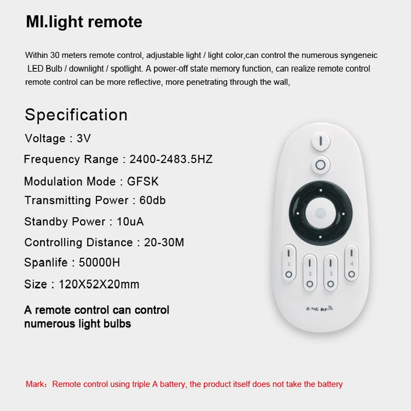 E27 Mi Light Dimmable Led Lamp 6W AC 85-265V 220V Led Bulbs Lamps with 2.4G RF Remote Control Bombillas Smart Bulb
E27 Mi Light Dimmable Led Lamp 6W AC 85-265V 220V Led Bulbs Lamps with 2.4G RF Remote Control Bombillas Smart Bulb