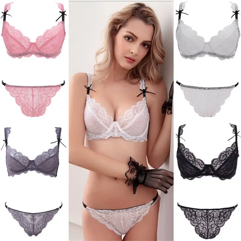 Lace Bra Sets Unpadded Push Up Bralette/Panty Sets Summer style young girl underwear Fashion bow strap bra Underwire Brassiere
Lace Bra Sets Unpadded Push Up Bralette/Panty Sets Summer style young girl underwear Fashion bow strap bra Underwire Brassiere