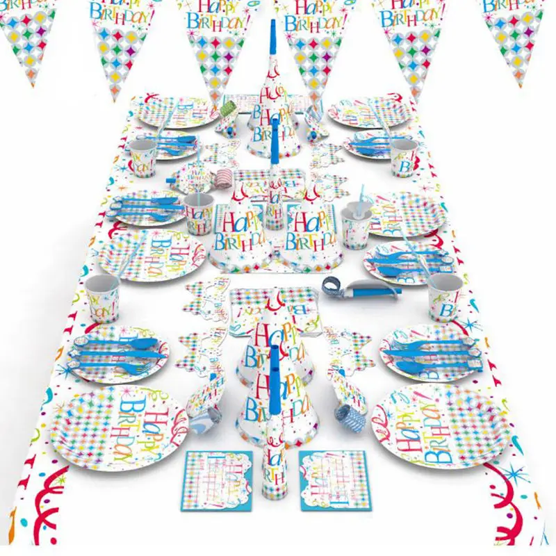 Happy Birthday Theme Party Tableware Boy Girl Party decoration Baby Happy Birthday wedding event party supplies for kids Holiday
Happy Birthday Theme Party Tableware Boy Girl Party decoration Baby Happy Birthday wedding event party supplies for kids Holiday