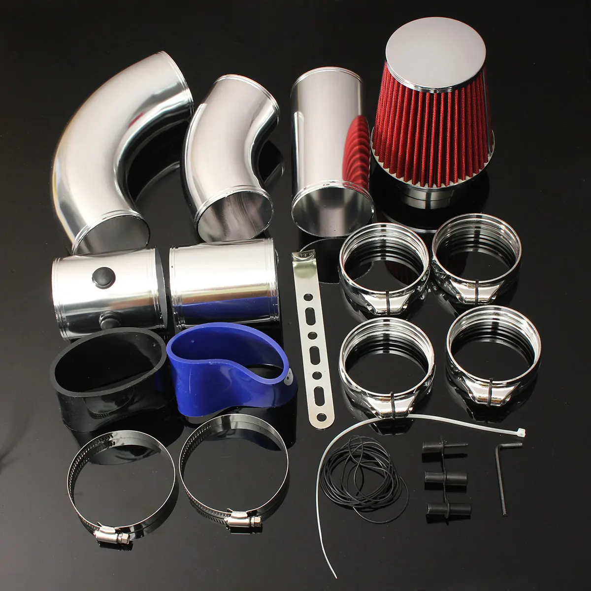 3" Universal Car Five Part Racing Direct Air Filter Injection Intake Kit System Performance Cold Induction Air Filter
3" Universal Car Five Part Racing Direct Air Filter Injection Intake Kit System Performance Cold Induction Air Filter